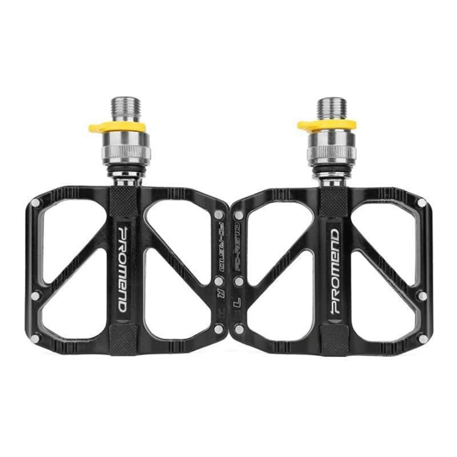 FAHRRADPEDALE Aluminium Schwarz 3 Lager - Schwarz, Metall (9.1/1.8/10.5cm)