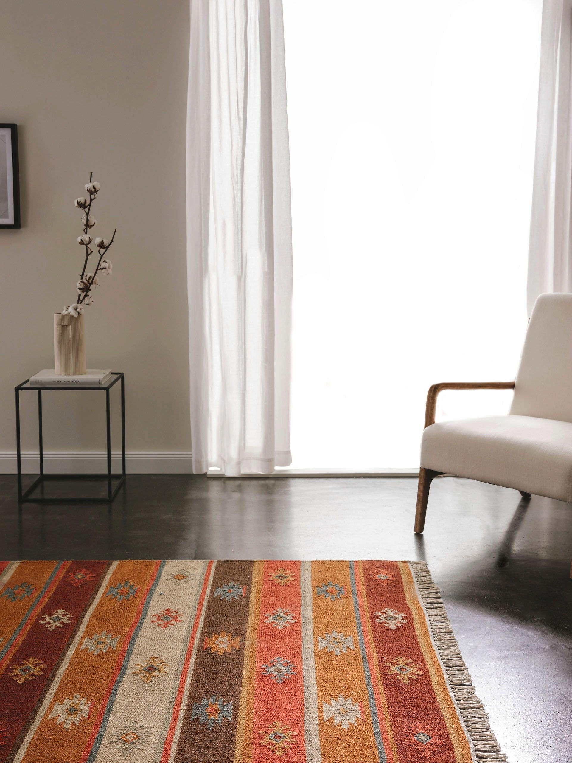 KELIM handgewebt Zohra Multicolor 200x300 cm - Multicolor, Textil (200/300cm) - benuta Pure