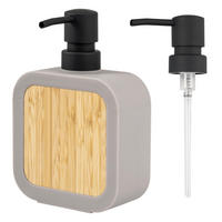 SEIFENSPENDER 300 ml, taupe - Taupe, Kunststoff (11/17/5cm) - eluno