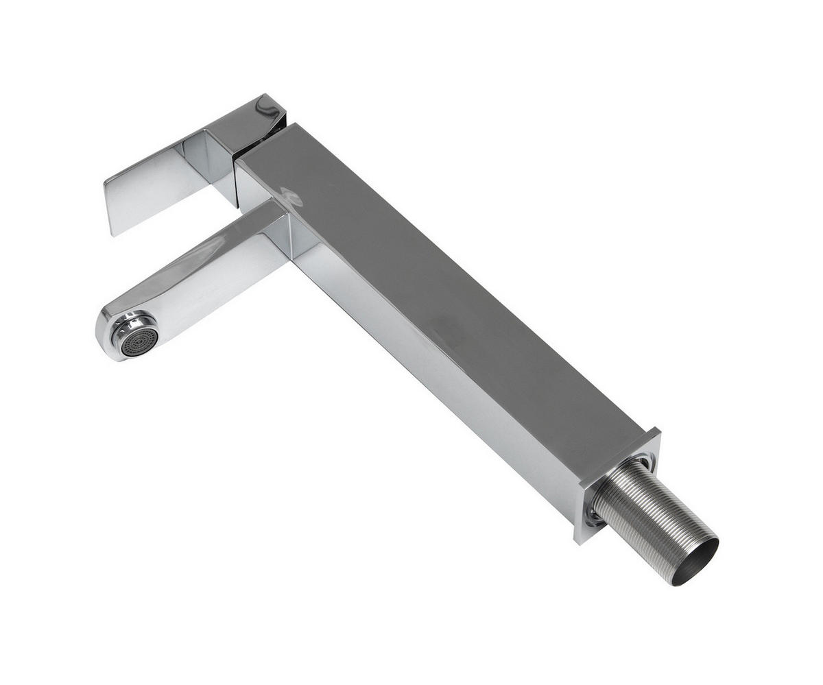 WASCHTISCHARMATUR Pasco XL Chrom - Chromfarben, Metall (10/25/5cm) - Badplaats