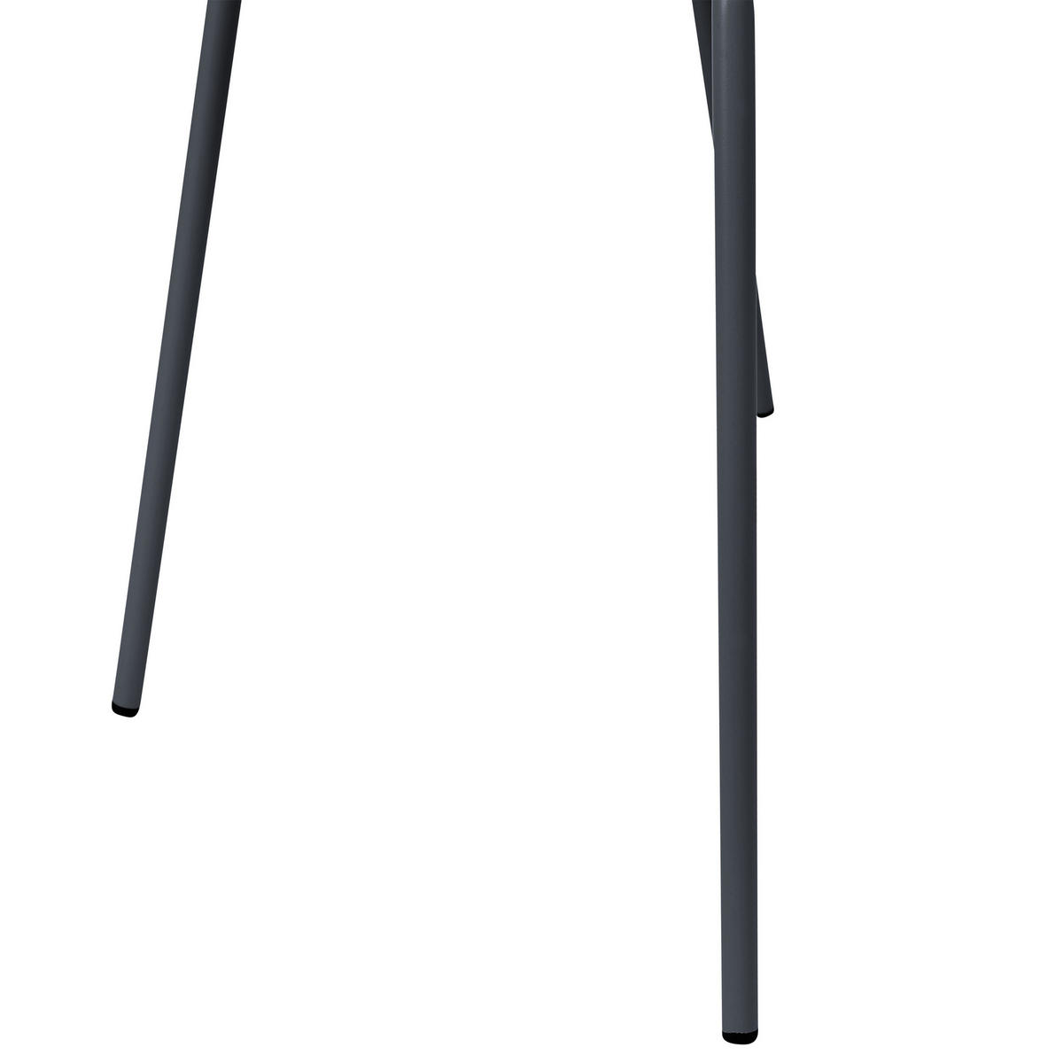 ESSZIMMERSTUHL 2er-Set Kunststoff Schwarz Shonto - Schwarz, Kunststoff (50/80/52cm) - Beliani