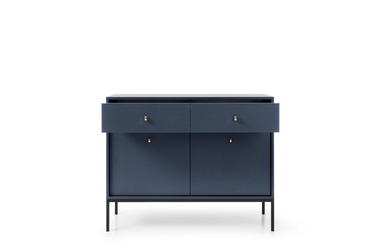 SIDEBOARD BLAU - Blau, Holzwerkstoff (103/83/39cm) - FURNLUX