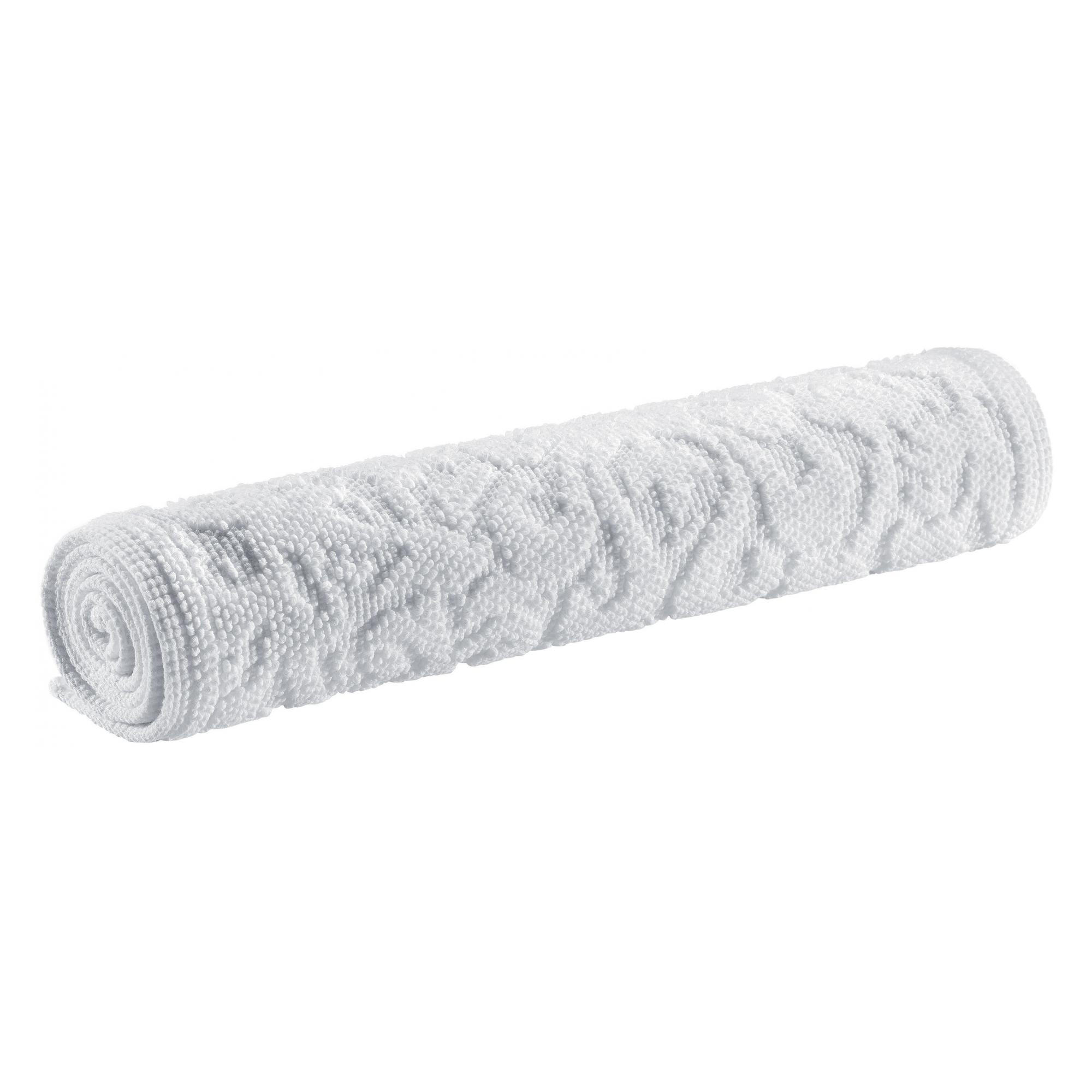 BADEMATTE Gilda schneeweiß 54 x 64 cm - Weiß, Textil (54/64cm) - Vivaraise