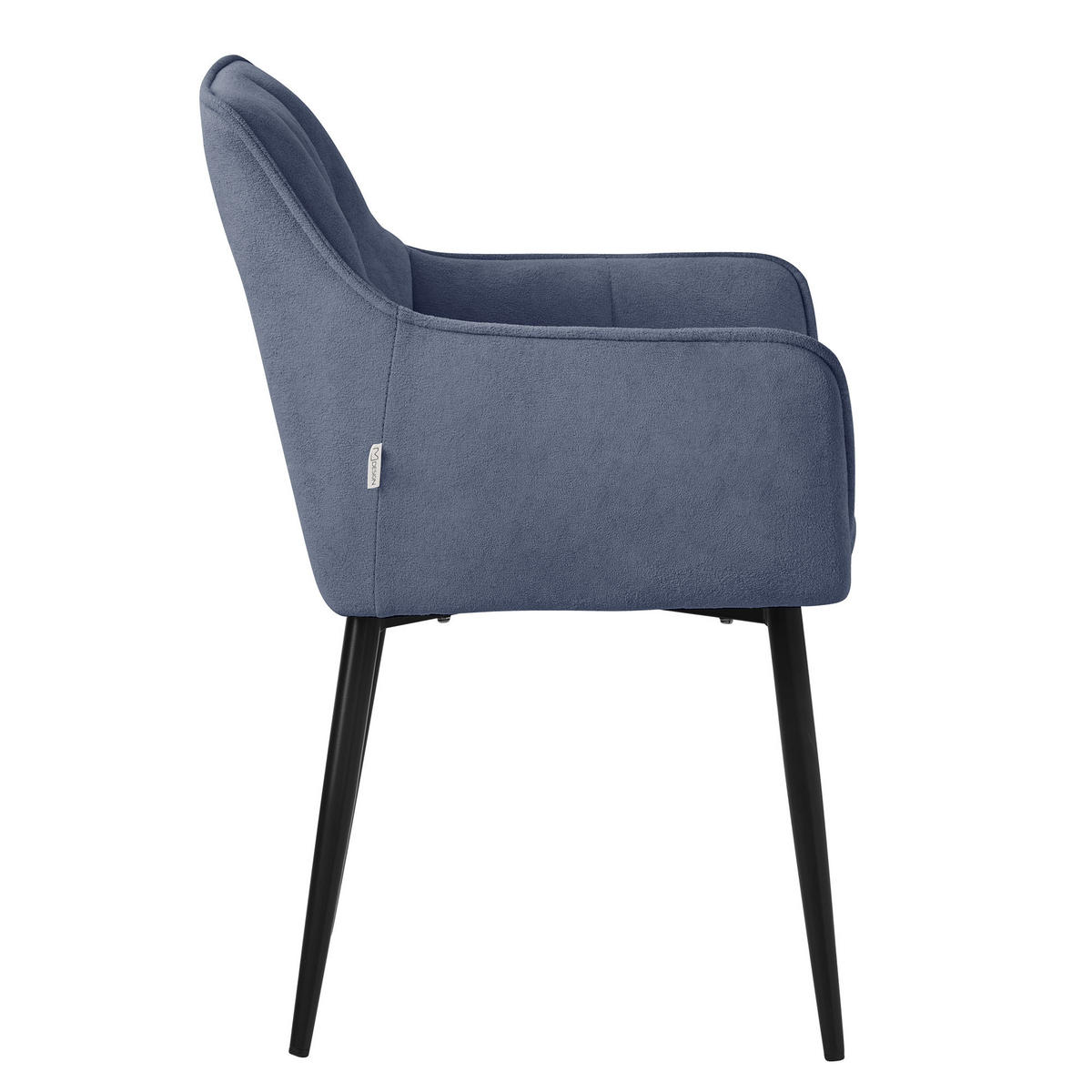 ESSZIMMERSTUHL 6er Set blau - Blau, Textil (63/90/57cm) - ML-DESIGN