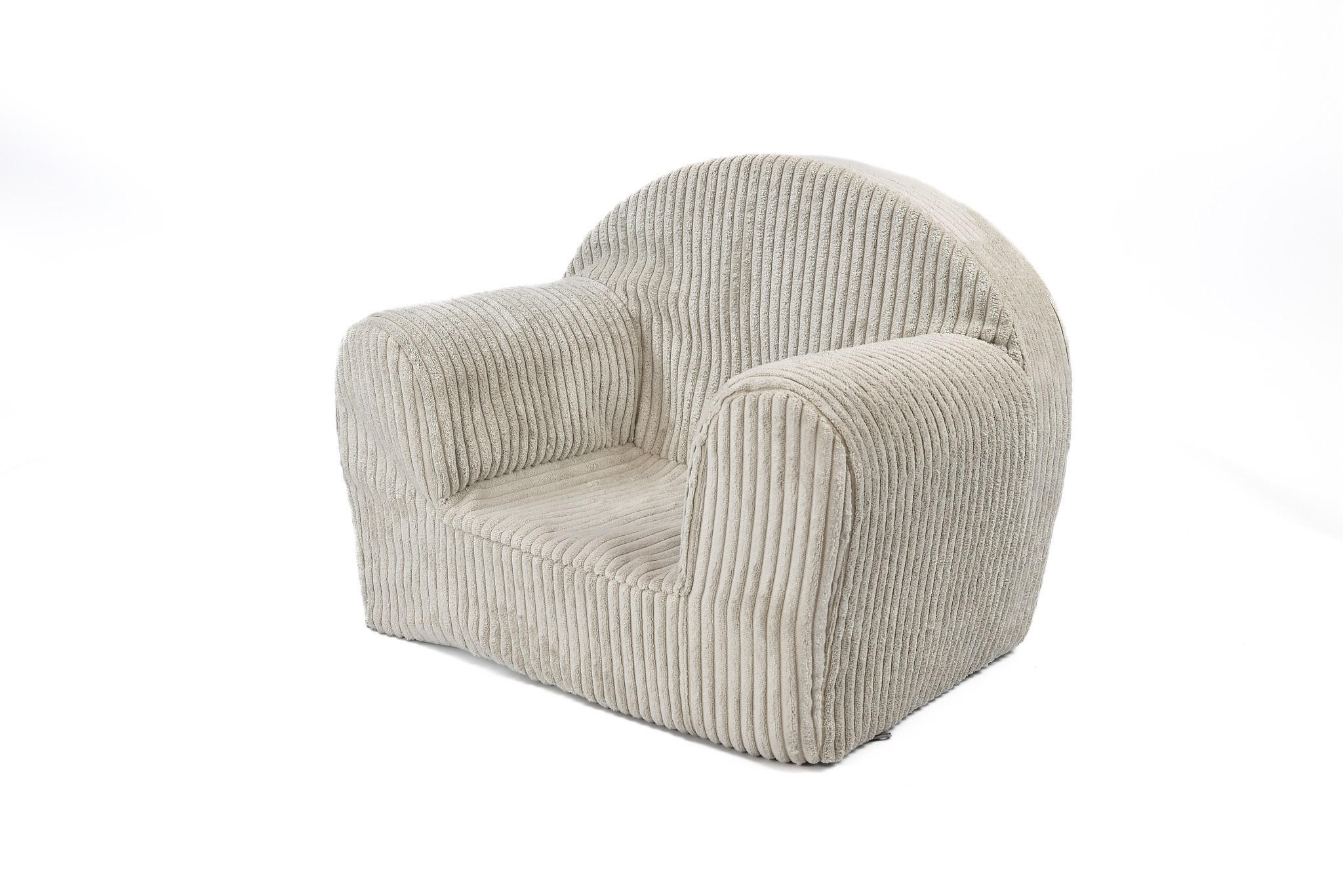 KINDERSESSEL MINI aus Kuschel-Cord in Beige - Beige, Textil (40/39/33cm) - Fortisline