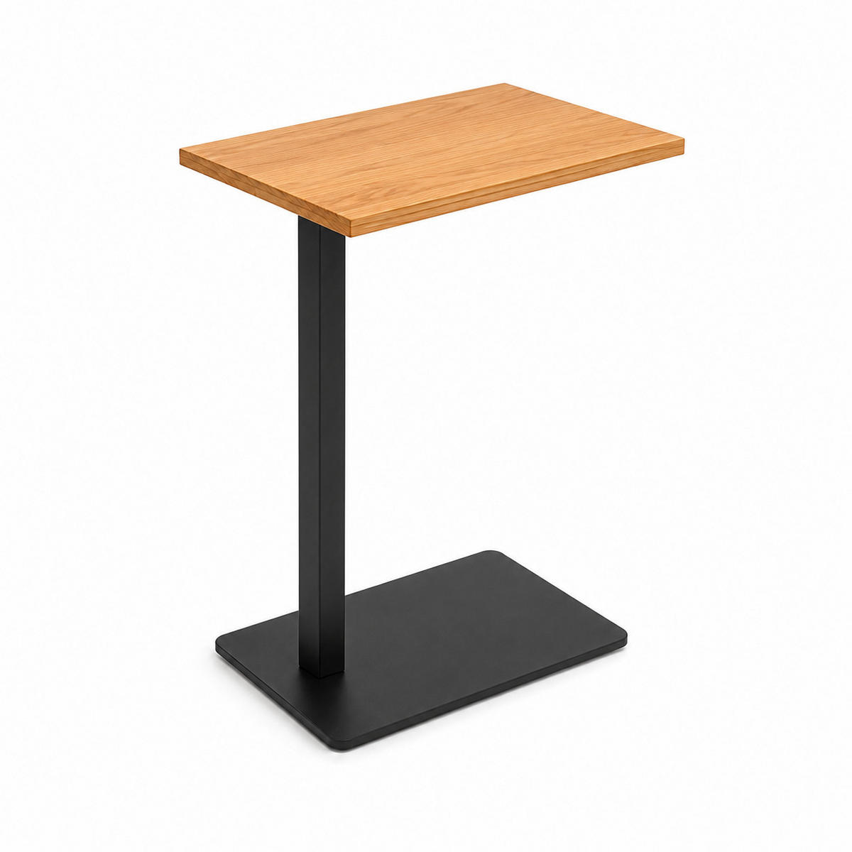BEISTELLTISCH BO aus Eiche - Beige, Holz (43/32/66cm) - WOODEK