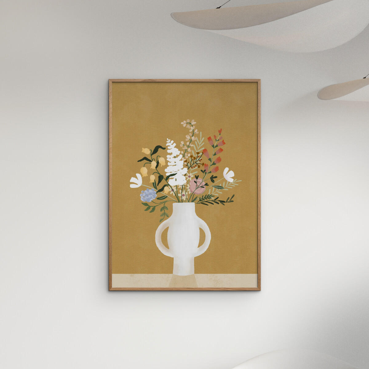 POSTER Goed Blauw - Autumn Bouquet - Braun, Papier (70/100/0.1cm) - Poster&Frame