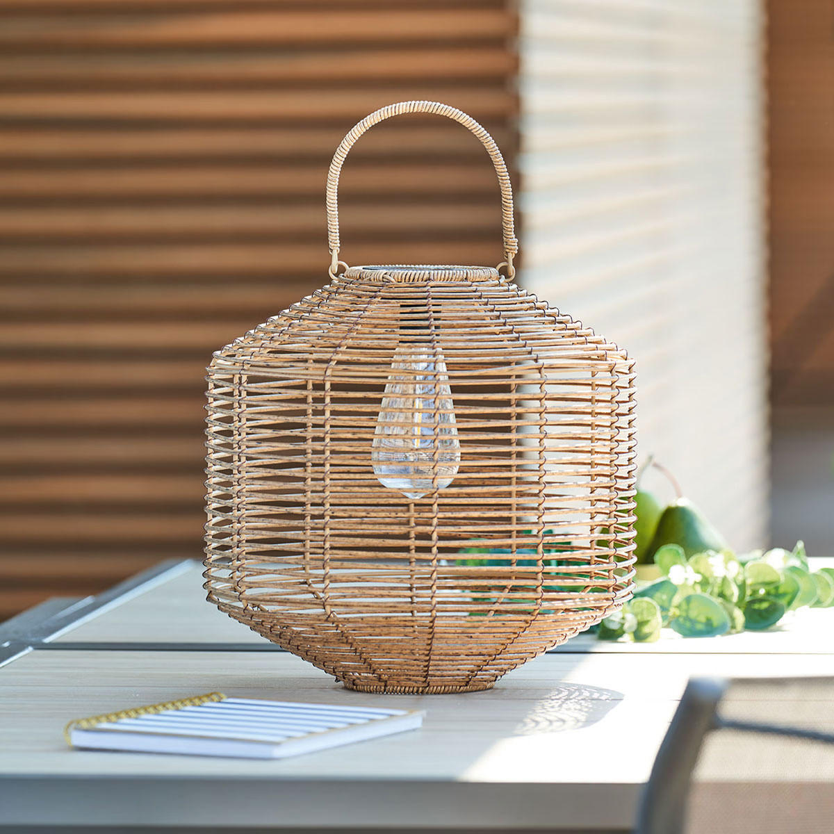 SOLARLATERNE Cuba 30 cm - Braun, Metall (30/30/30cm) - Atmosphera Createur d´interieur