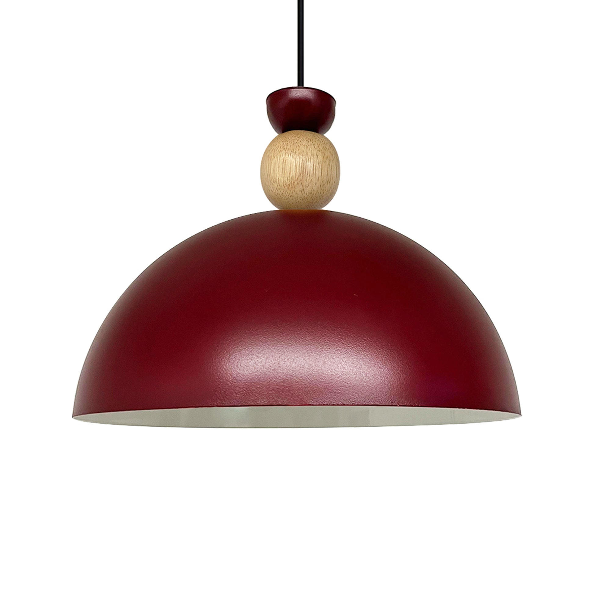 PENDELLEUCHTE Yimpi - Bordeaux, Metall (30/30/25cm) - Bamyum