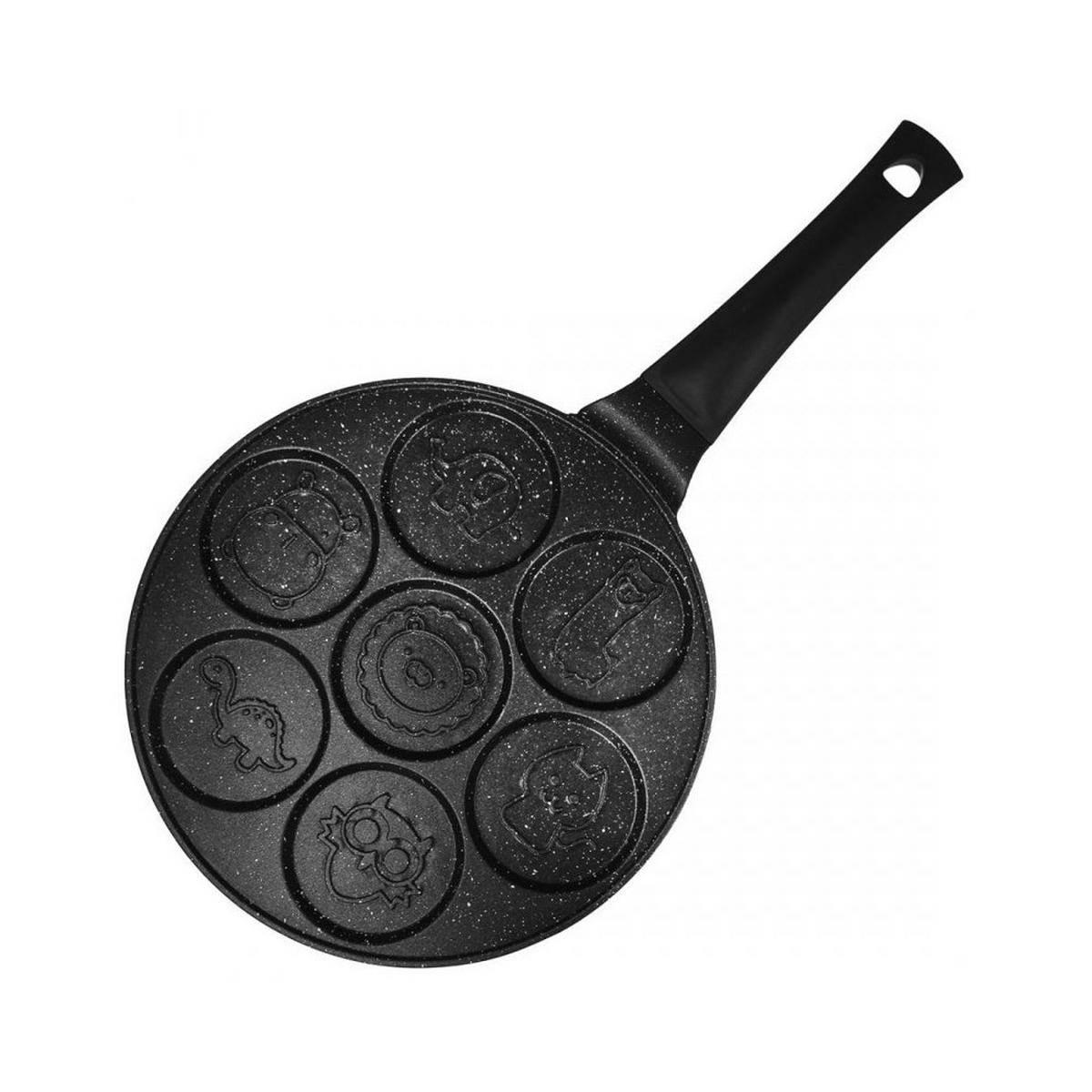 PFANNKUCHENPFANNE Schwarz 26/26/1.5 cm 47761 - Schwarz, Metall (26cm) - Brunbeste
