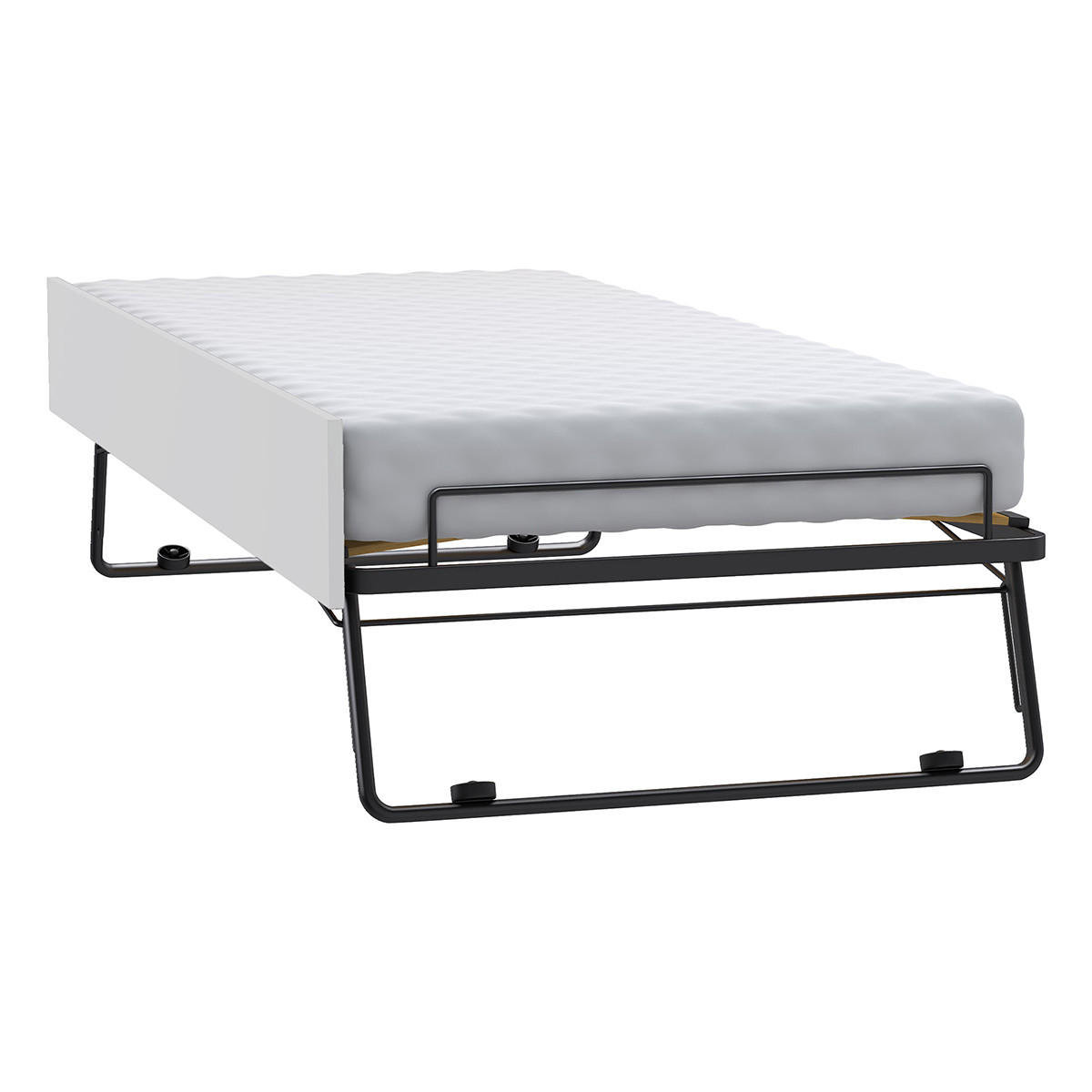 POSTEL 90/200 Bílá - bílá, kompozitní dřevo (90/200cm) - Petits-meubles