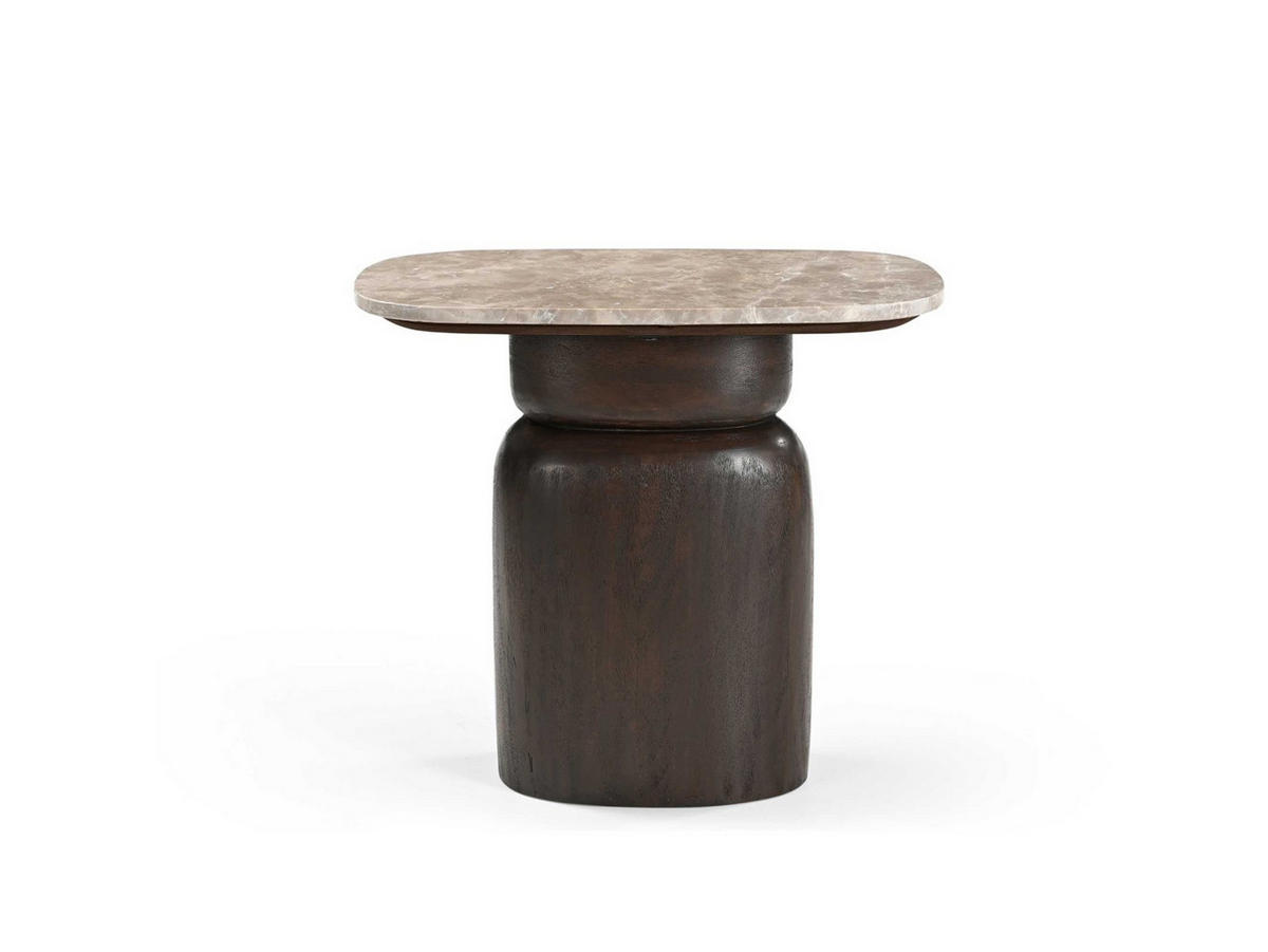 COUCHTISCH Silva Mangoholz 56 cm / 35 cm Braun - Braun, Holz (36/56/51cm) - Villa Möbel