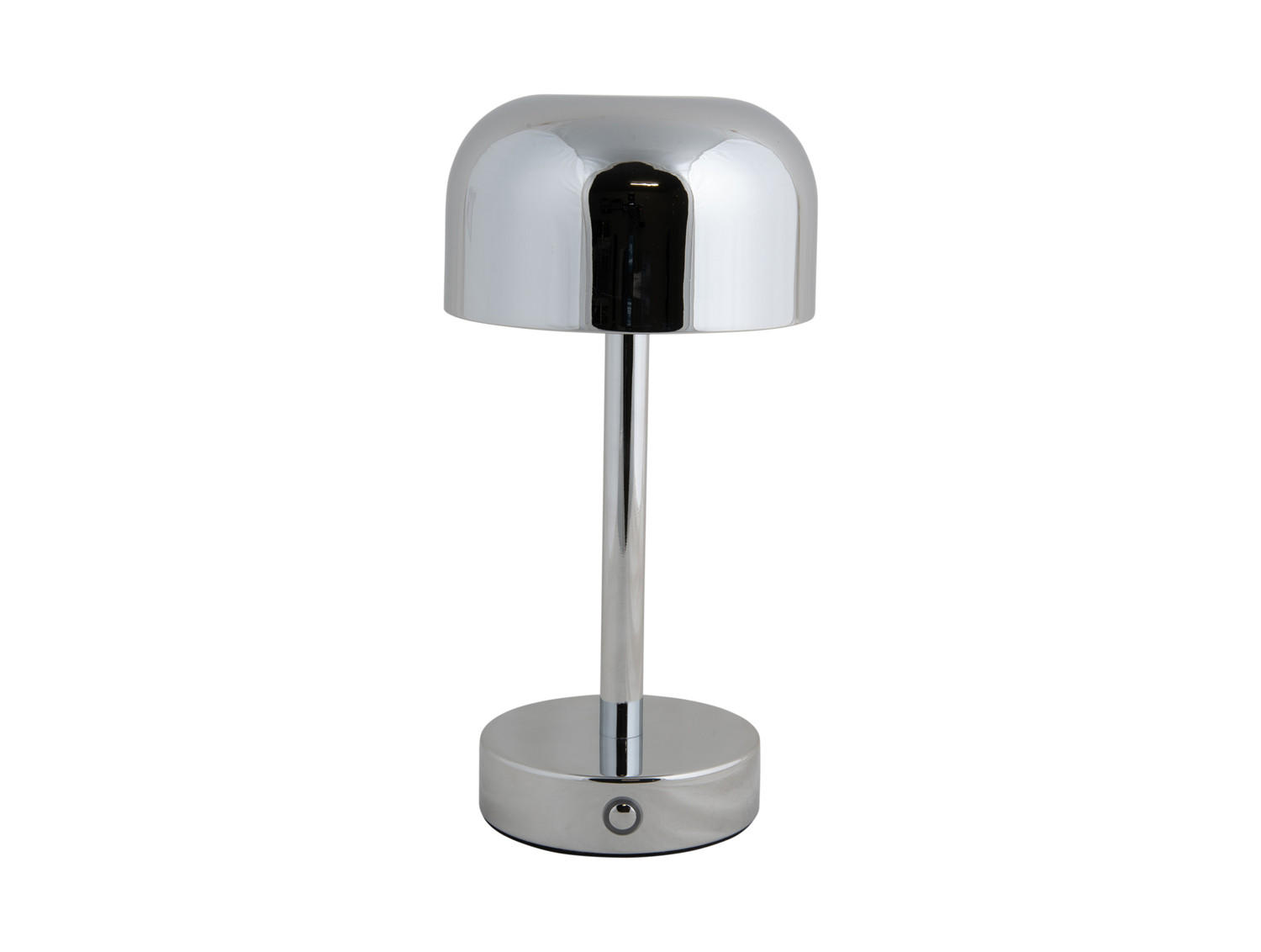 TISCHLAMPE James LED 12.5/12.5/24.5 cm - Silberfarben, Metall (12.5/12.5/24.5cm) - Leitmotiv