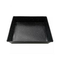 BACKFORM Schwarz 27/24/6 cm KH1775 - Schwarz, Metall (24/6/27cm) - Kinghoff 