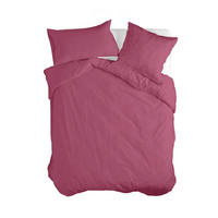 BETTBEZUG basic 220x220 cm (komfortgrösse) magenta - Magenta, Textil (220/220cm) - Happy Friday