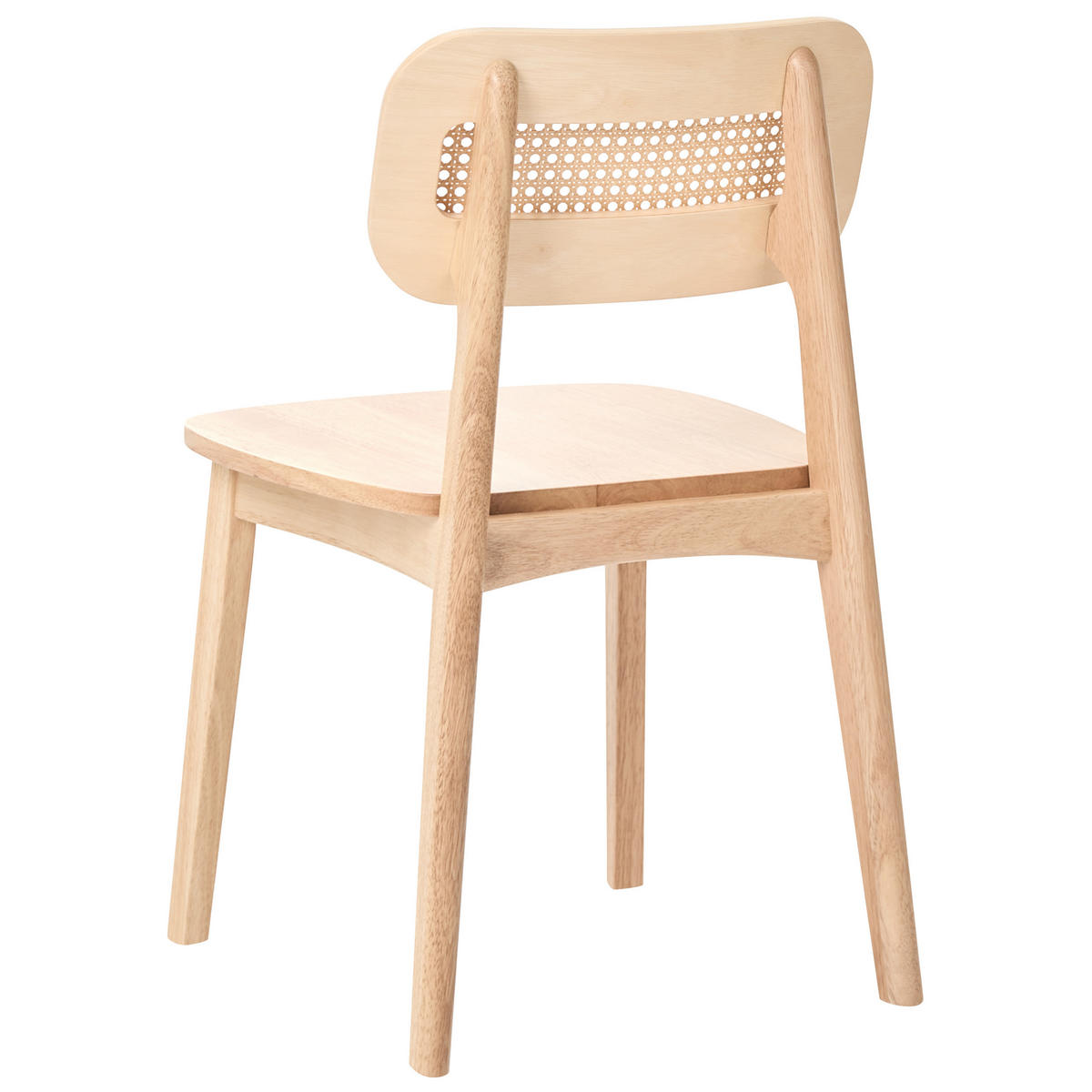 ESSZIMMERSTUHL 2er-Set Holz Hellbraun Keno - Hellbraun, Holz (46/78/50cm) - Beliani