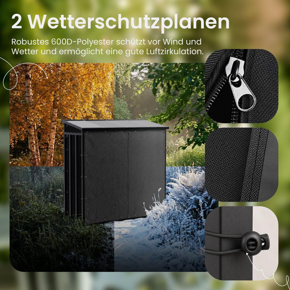 KAMINHOLZREGAL 189/71/187 cm Metall Schwarz - Schwarz, Textil/Metall (189/187/71cm) - CLP