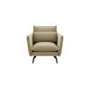 SESSEL Layla-Velluto 3 - Beige, Holz/Textil (105/95/98cm)