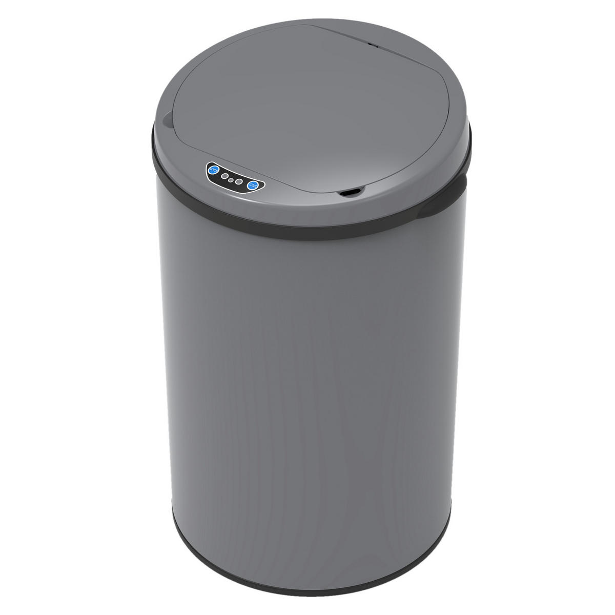 SENSORMÜLLEIMER 30L - Grau, Metall (32/51/32cm) - SVITA