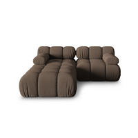 SOFA modular Bellis aus 3D-Stoff braun 3 Sitzplätze - Braun, Textil (188/70/188cm) - Micadoni