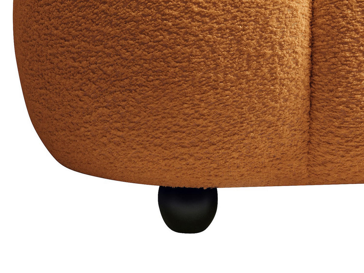 SESSEL mit gerader Rückenlehne - 1 Person - stoff - terracotta Coliani - Terracotta, Holz/Textil (108/73/87cm) - Vente-Unique