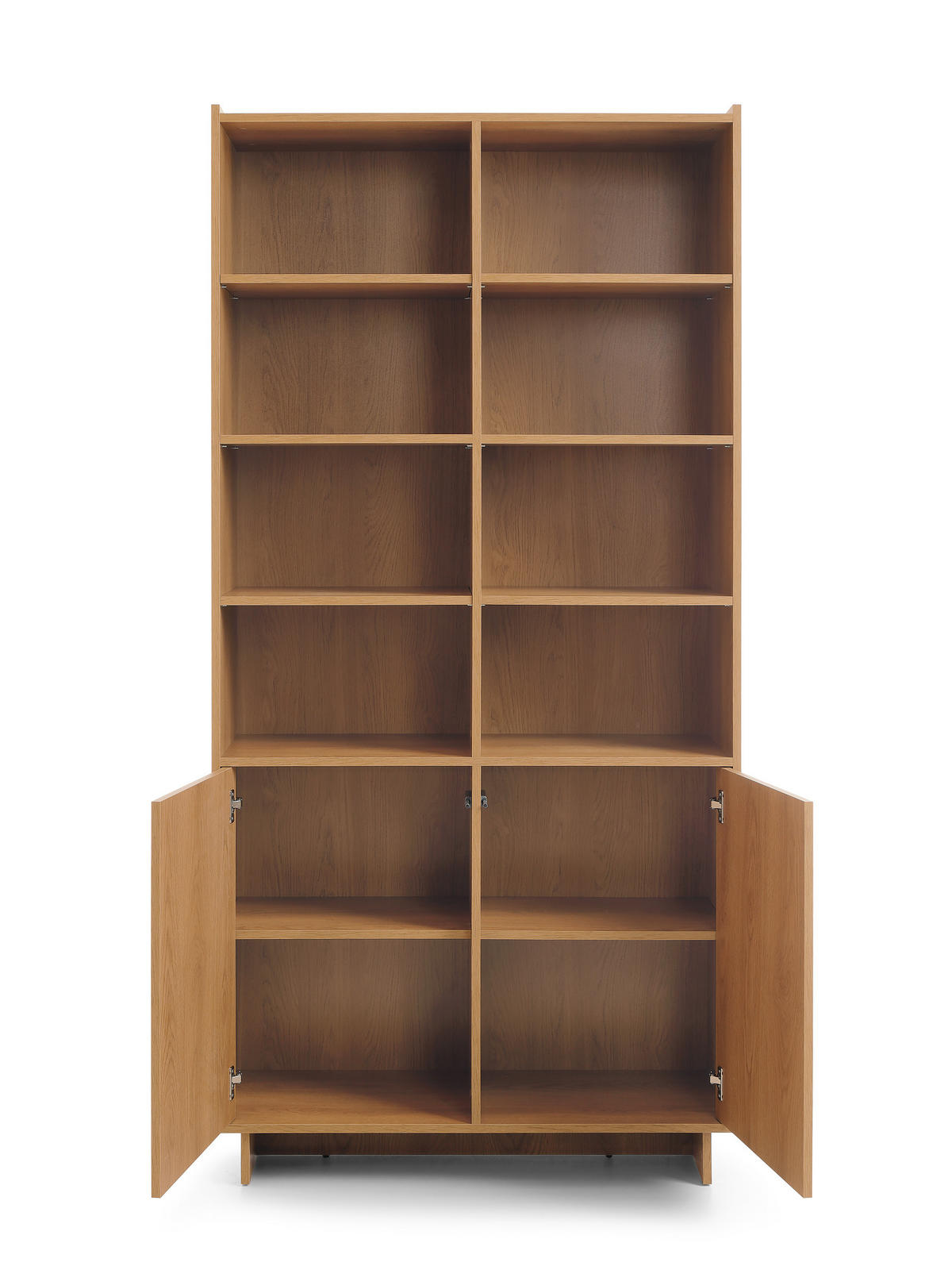 BÜCHERREGAL: karamellfarbene Eiche, 98 x 201 x 39 cm - Braun, Holzwerkstoff (98/201/39cm) - 3XE LIVING