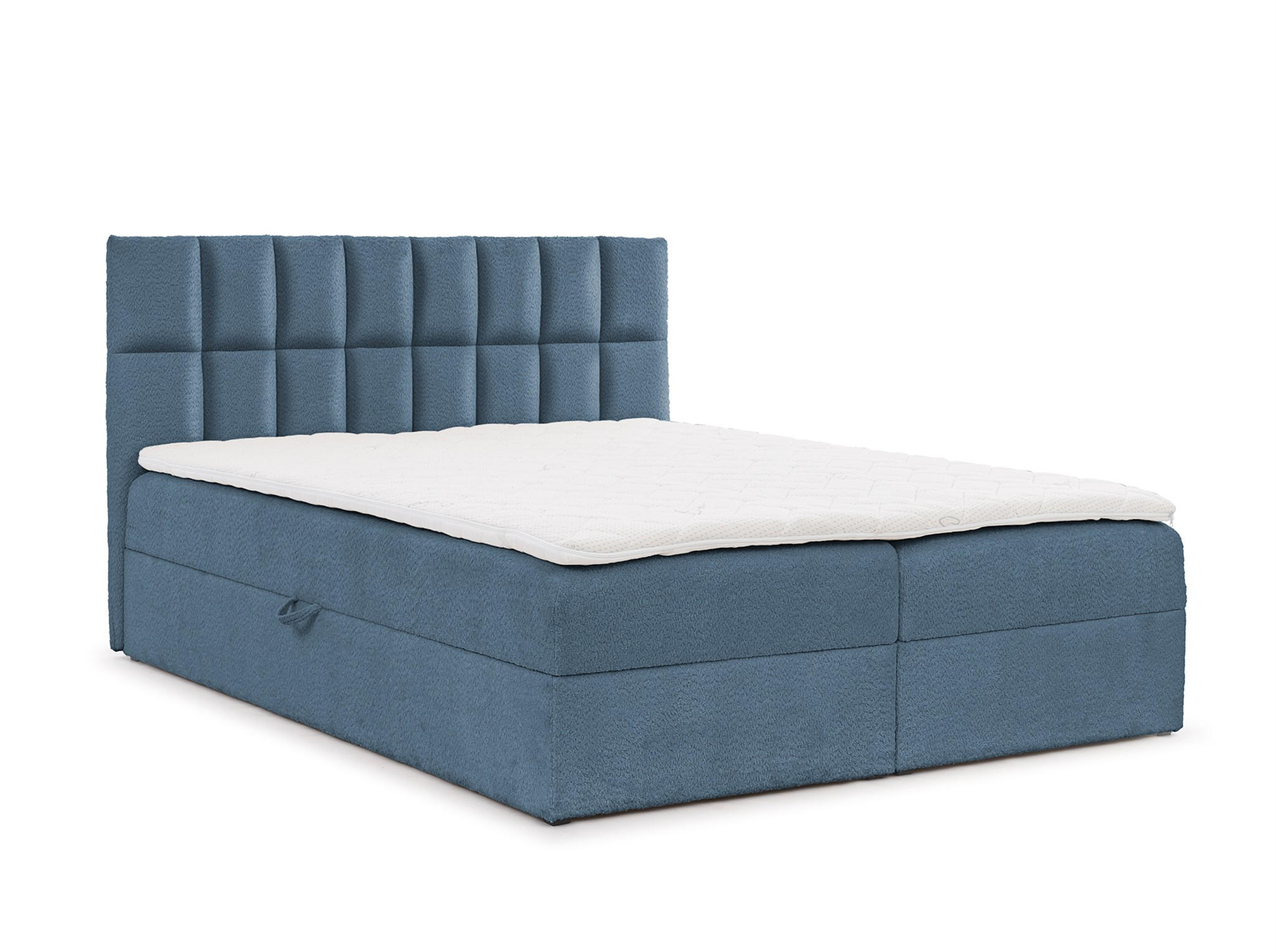 BOXBETT Dominga Premium - Hellblau, Holzwerkstoff/Textil (120/220cm) - Fun Möbel