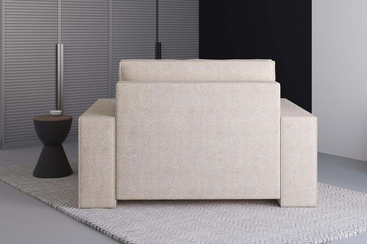 XXL-SESSEL Denver - Beige - Beige, Holzwerkstoff (100/85/162cm) - Möblo