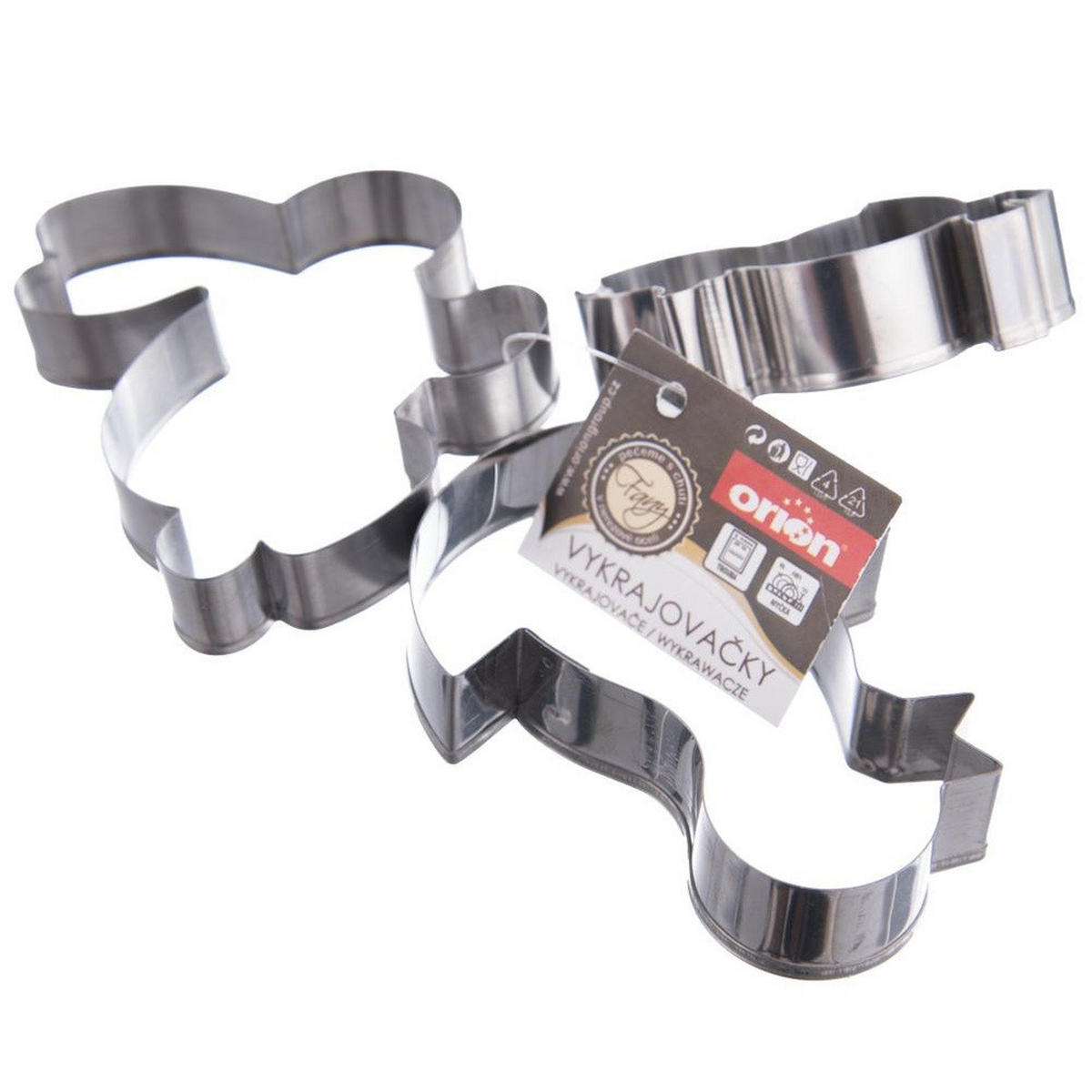 AUSSTECHFORM-SET Ostern 3-teilig Silber - Silberfarben, Metall (6/1.7/6cm) - Orion 