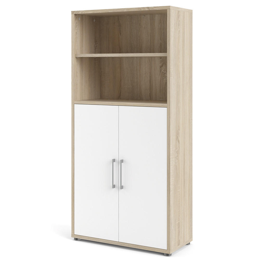 AKTENSCHRANK, Prisme, Eiche, Spanplatte foliert, 89 x 40 x 186 cm - Eichefarben, Holzwerkstoff (89/186/40cm) - ebuy24