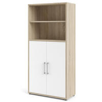 AKTENSCHRANK, Prisme, Eiche, Spanplatte foliert, 89 x 40 x 186 cm - Eichefarben, Holzwerkstoff (89/186/40cm) - ebuy24