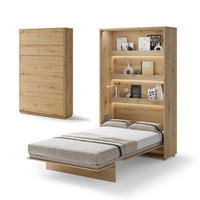 SCHRANKBETT Vertical BED CONCEPT 140x200 Eiche Artisan - Eiche Artisan, Holzwerkstoff (140/200cm) - Compleo24