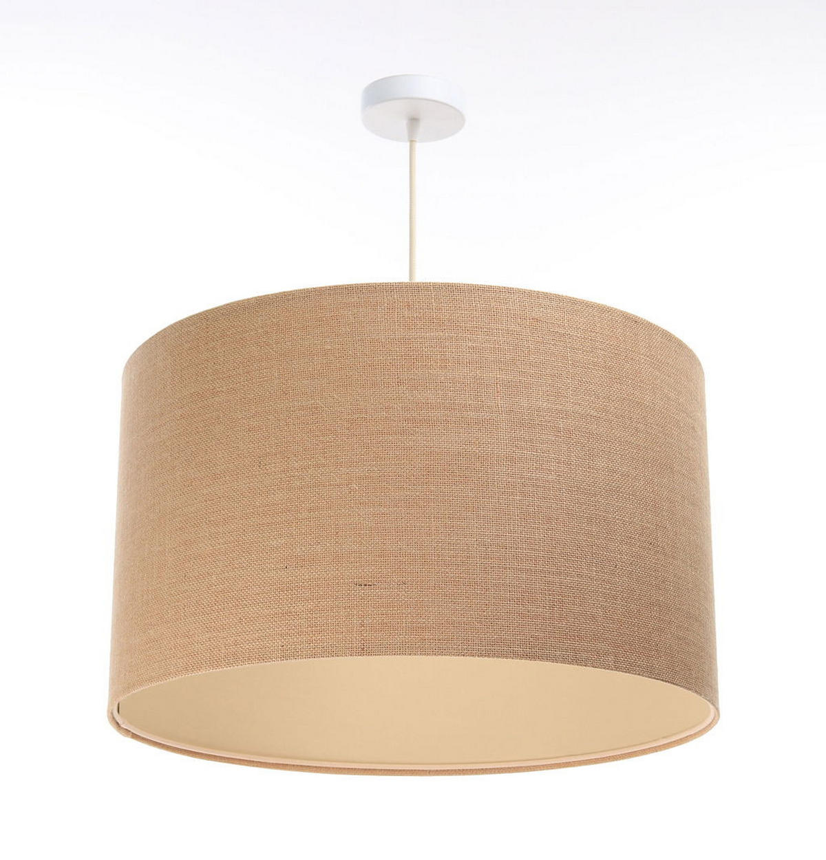 HÄNGELEUCHTE Beige 40/25 cm - Beige, Kunststoff (40/0.5/25cm) - ONZENO