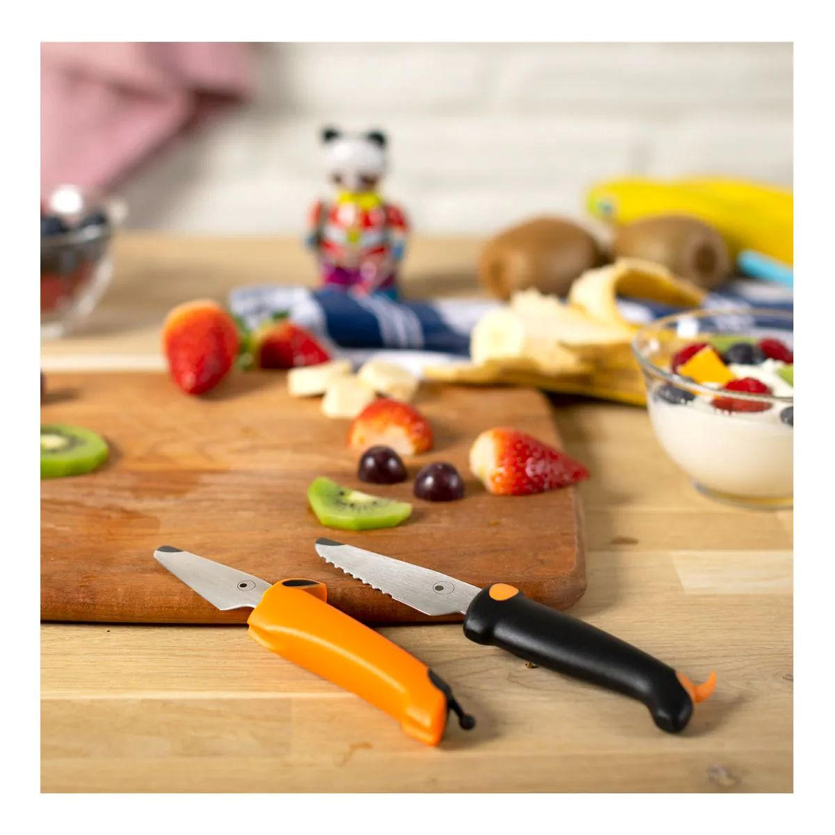 KINDERKITCHEN Messerset 2-teilig/ Kindermesser-Set - Multicolor, Metall (3.7/1.6/16cm) - Kuhn Rikon