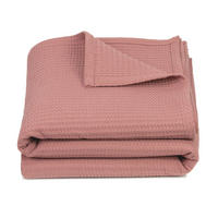 KUSCHELDECKE, 150x200 cm, 100% Baumwolle, Rosa - Altrosa, Textil (150/200cm) - Zollner