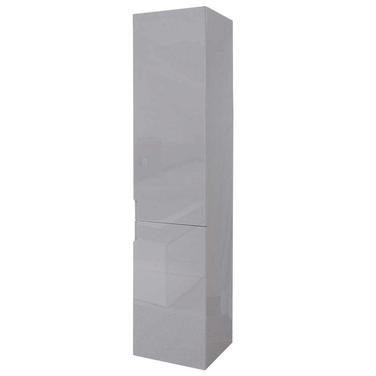 HÄNGESCHRANK Hochglanz Hellgrau - Grau, Holz (30/150/30cm) - MCW