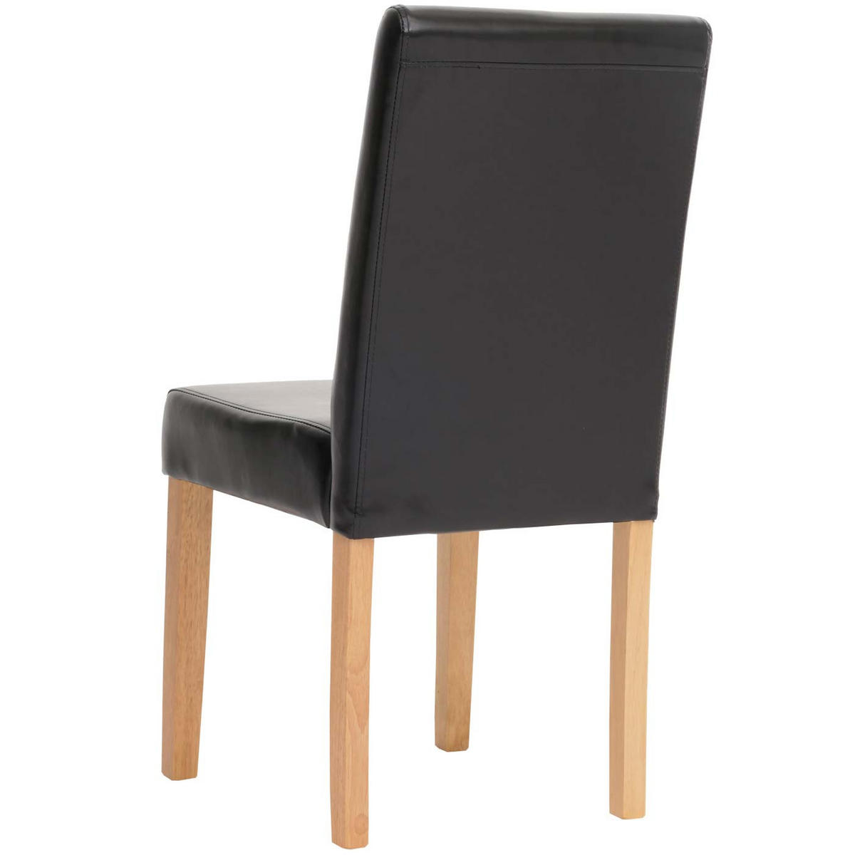 ESSZIMMERSTUHL Hochglanz Schwarz 2er-Set - Schwarz Hochglanz, Textil (43/90/56cm) - MCW