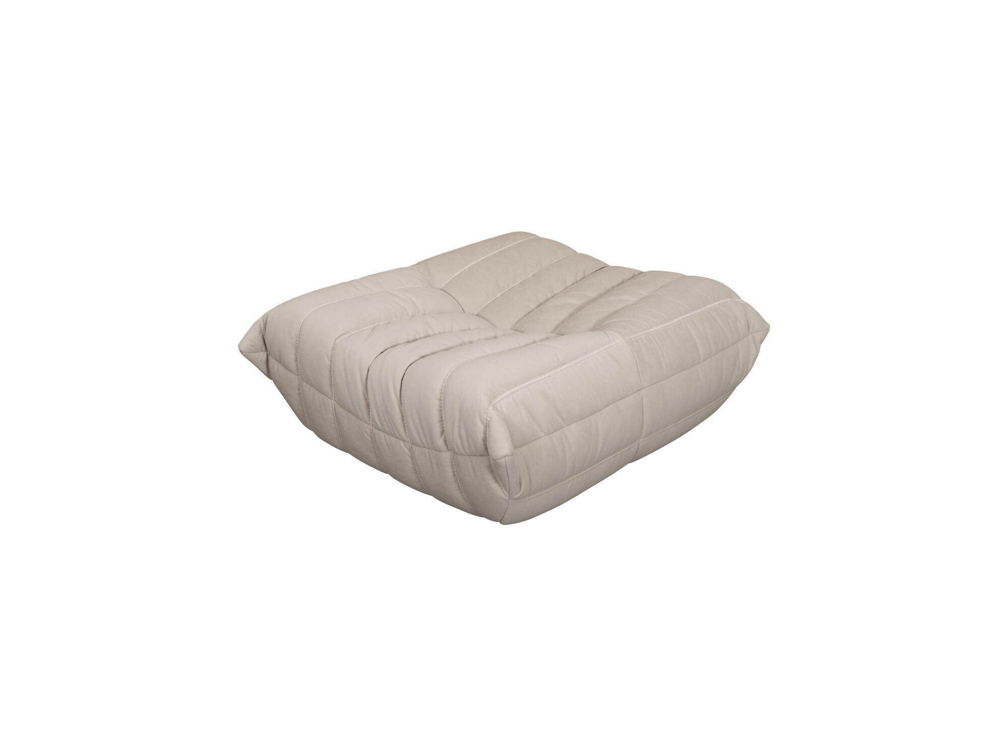 SITZPOUF NUA Beige 86x80x40 cm - Beige, Textil (86/40/80cm) - FURNLUX