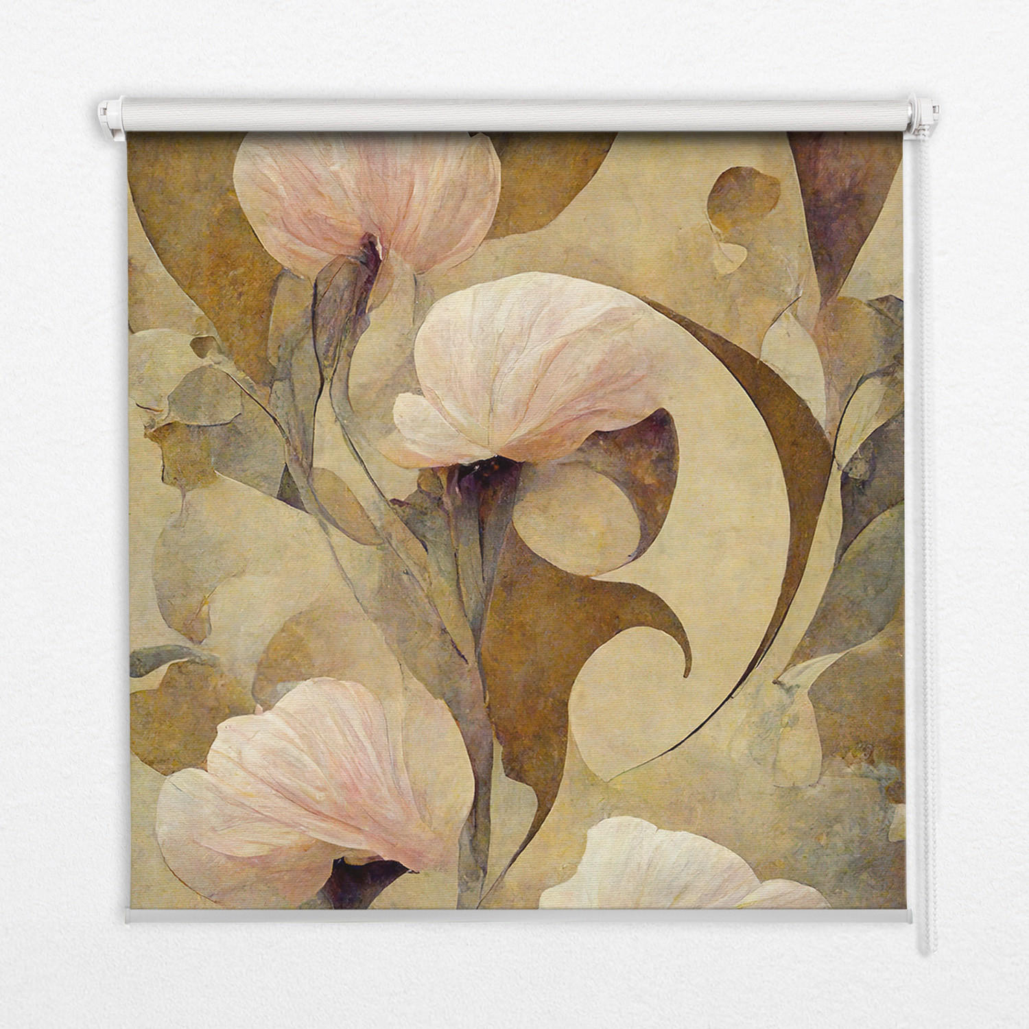 TULUP VNITŘNÍ roleta - okenní roleta - roleta - 150 x180 cm - Růžové květy