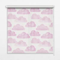 VNÚTORNÁ roleta - okenná roleta - roleta - 80x140 cm - Ružové oblaky - pink, plast (80/140/0.5cm) - TULUP