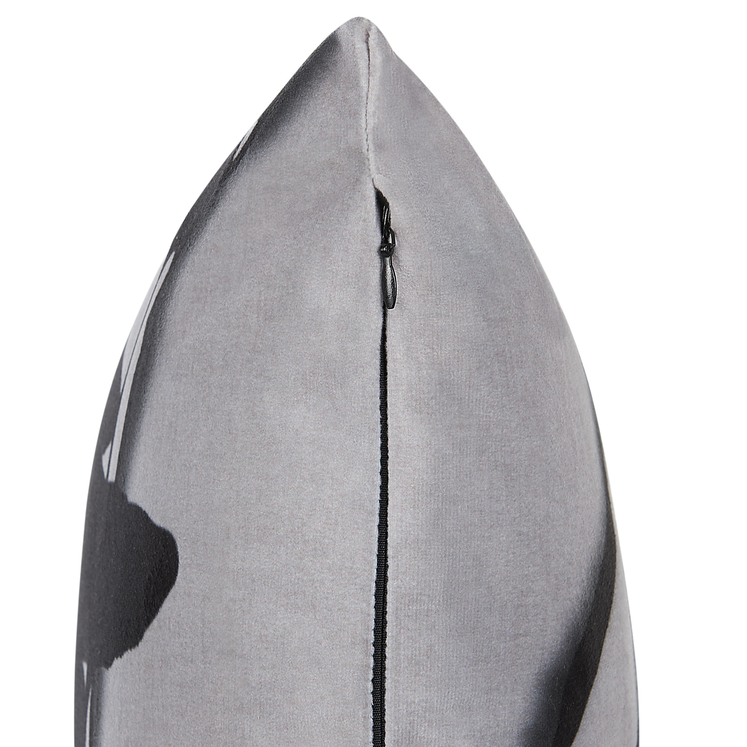 DEKOKISSEN Grau 45/45 cm Oradea - Grau, Textil (45/45cm) - Beliani