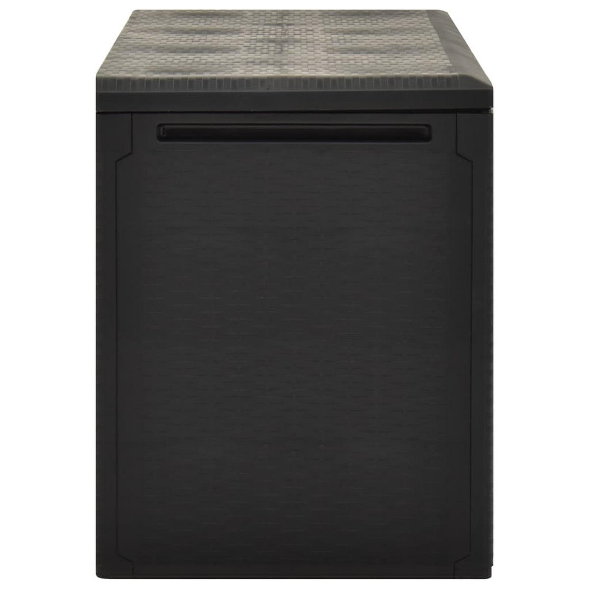 GARTENBOX Anthrazit 114x47x60 cm - Anthrazit, Kunststoff (114/60/47cm) - furnicato