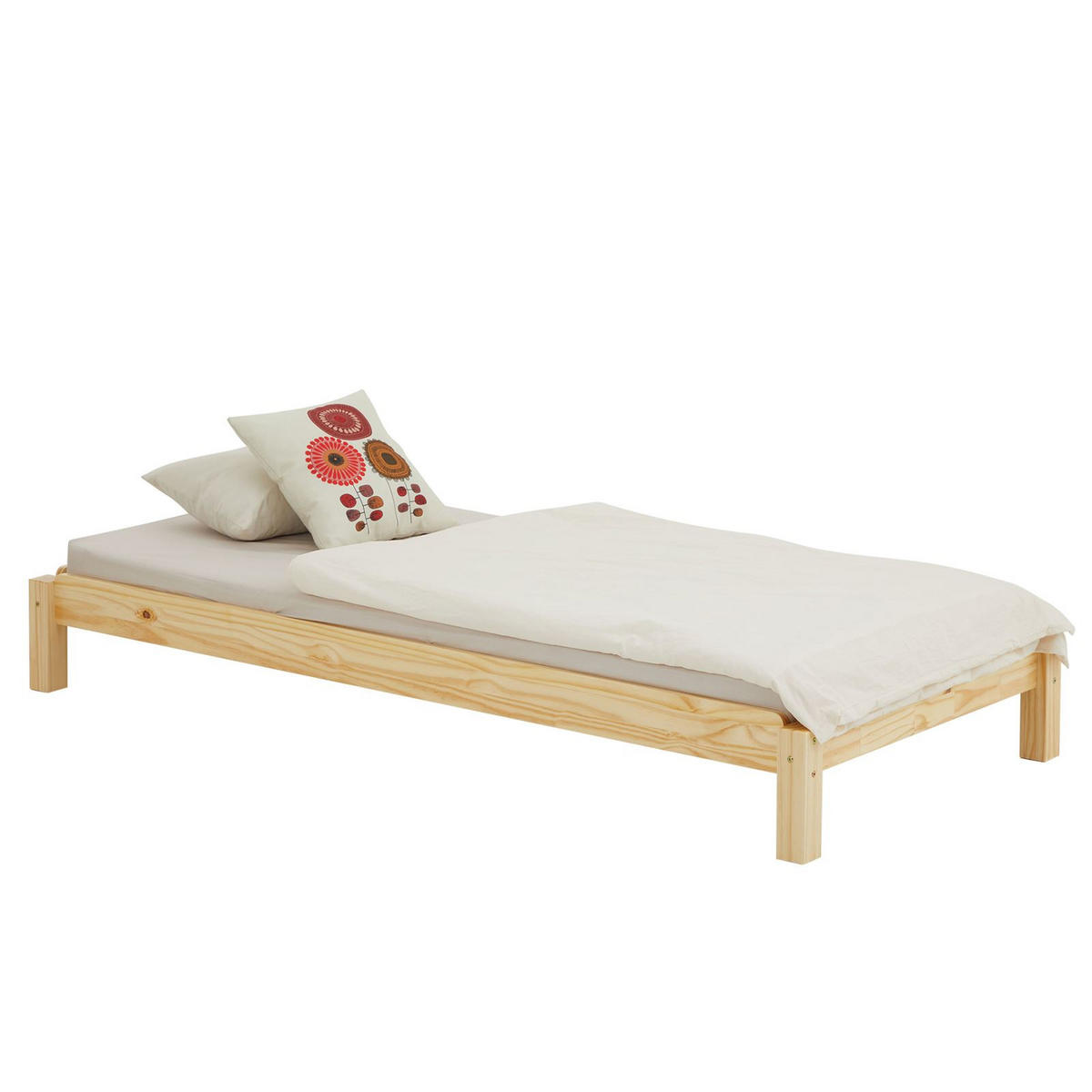STAPELBETT RINO 90X190 CM - Naturfarben, Holz (90/190cm) - IDIMEX