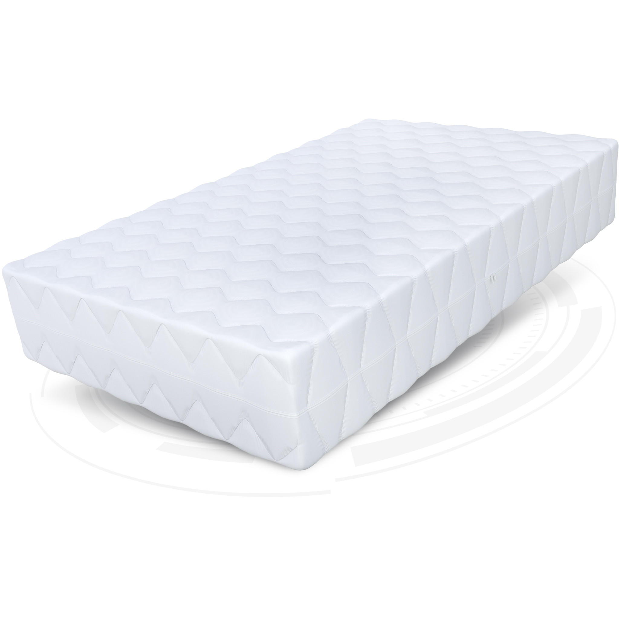 TASCHENFEDERKERNMATRATZE Medic Max Multi - Weiß, Textil (80/200cm) - FDM
