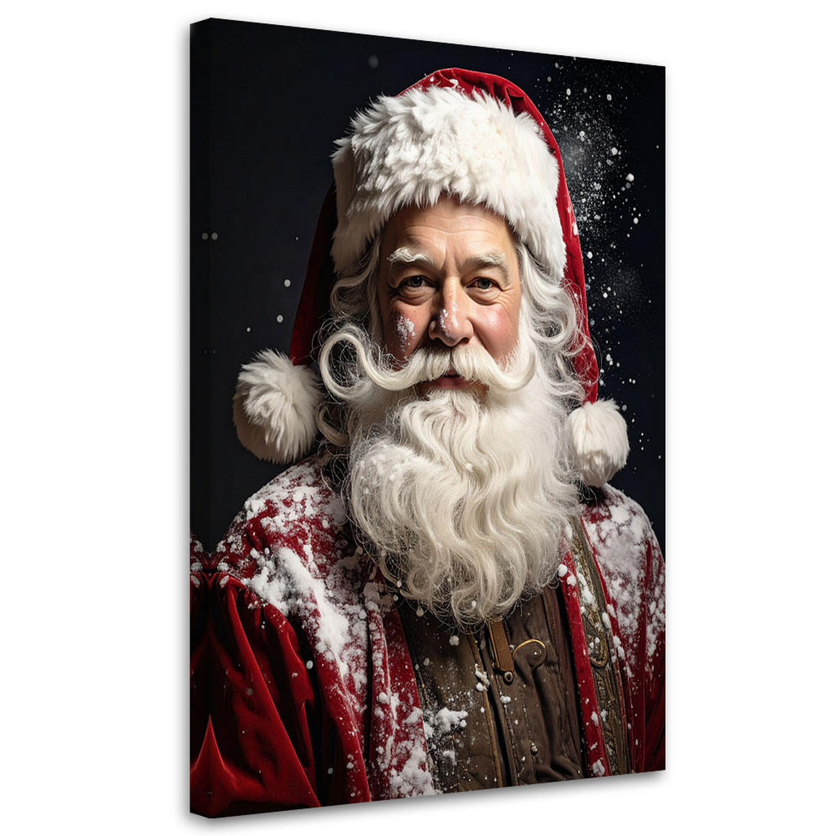 LEINWANDBILD Weihnachten 70x100cm - Rot, Textil (70/100cm) - Feeby