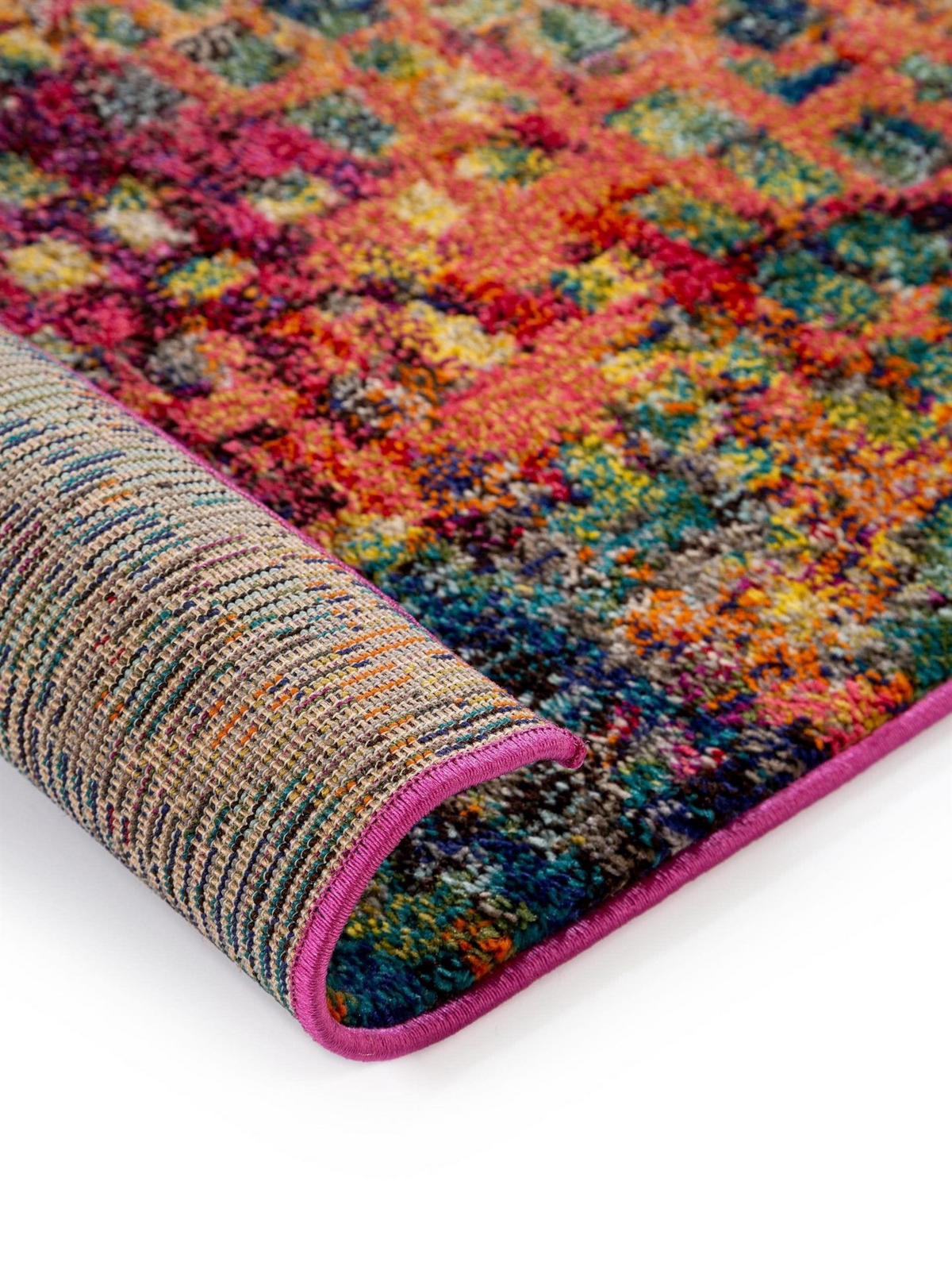 LÄUFER Casa Multicolor 70x240 cm - Multicolor, Naturmaterialien/Kunststoff (70/1cm) - KUNSTLOFT