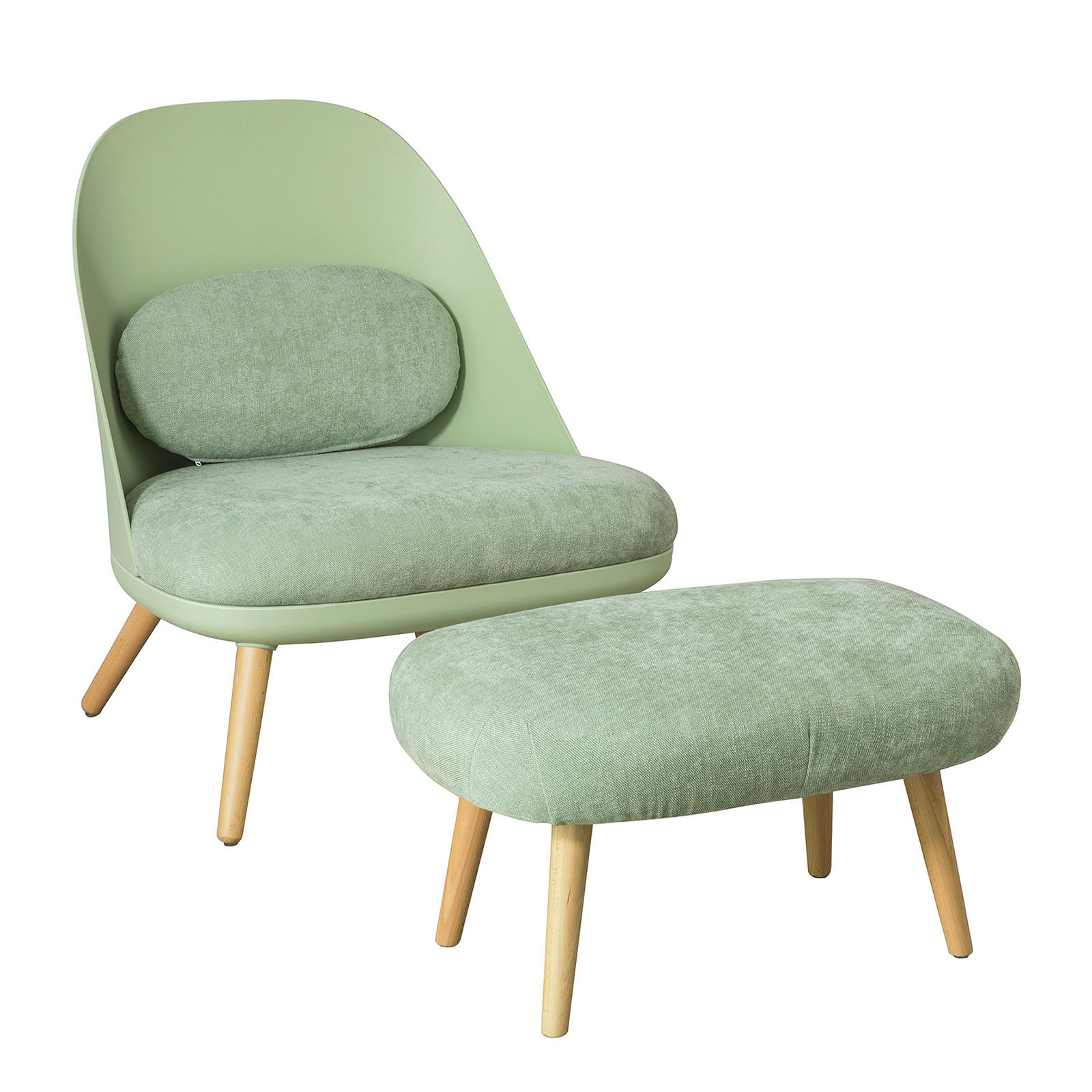 SoBuy Einzelsessel Grün 67x76x73 cm