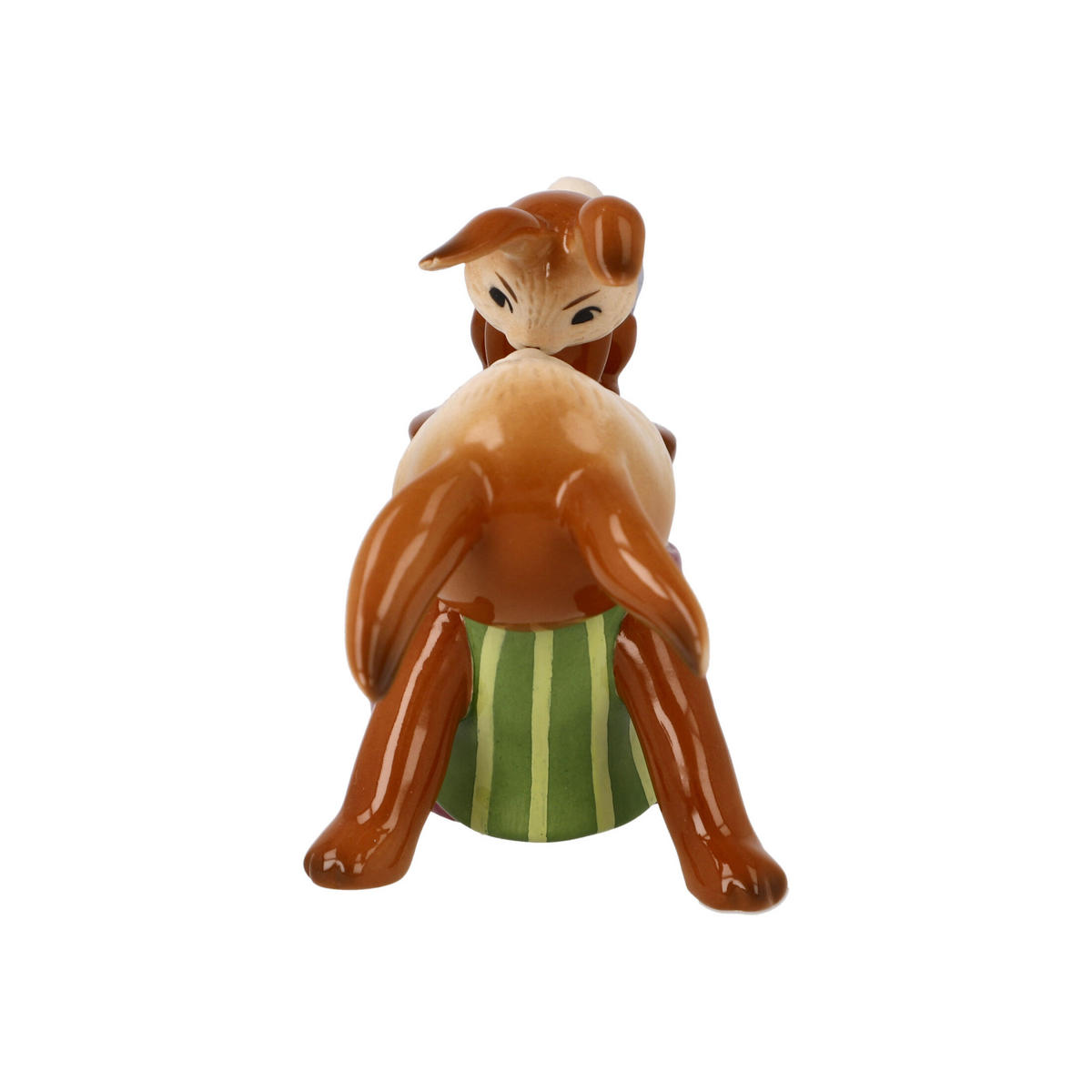 DEKOTIER Hasenfamilie - Frechdachs, Steingut, Bunt, 9 cm - Multicolor, Keramik (10/9/6cm) - Goebel