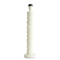 LAMPENFUSS Acti Weiß Ø13/58 cm - Weiß, Metall (13/13/58cm) - Light & Living