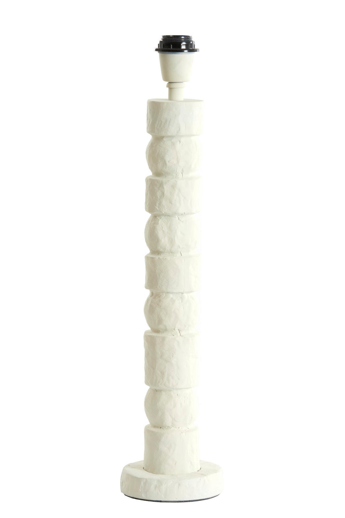 LAMPENFUSS Acti Weiß Ø13/58 cm - Weiß, Metall (13/13/58cm) - Light & Living